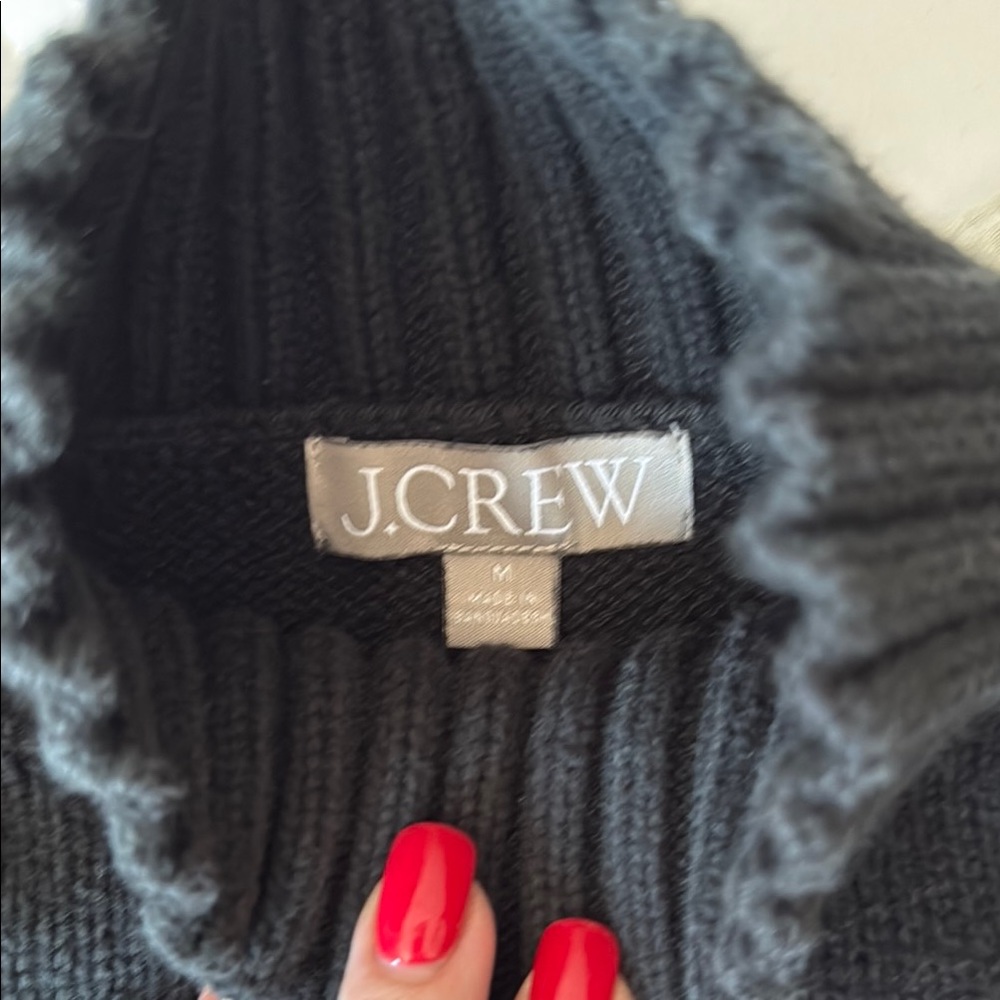 J CrewBlack Turtleneck Sweater - Picture 2 of 2